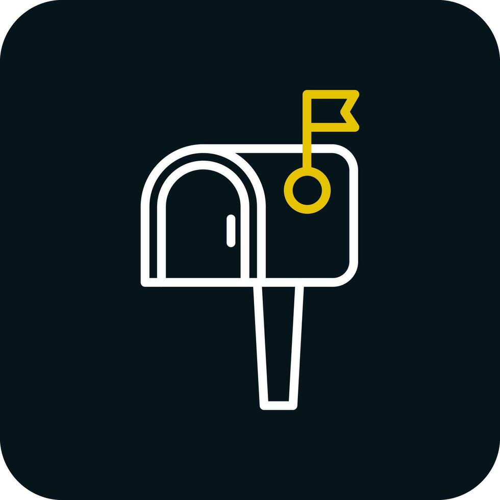 Mailbox Vector Icon Design