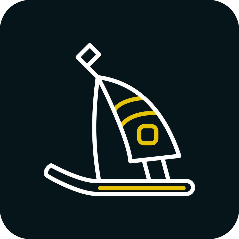 Windsurf Vector Icon Design