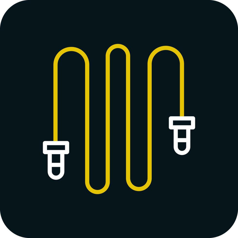 Jumping rope Vector Icon Design