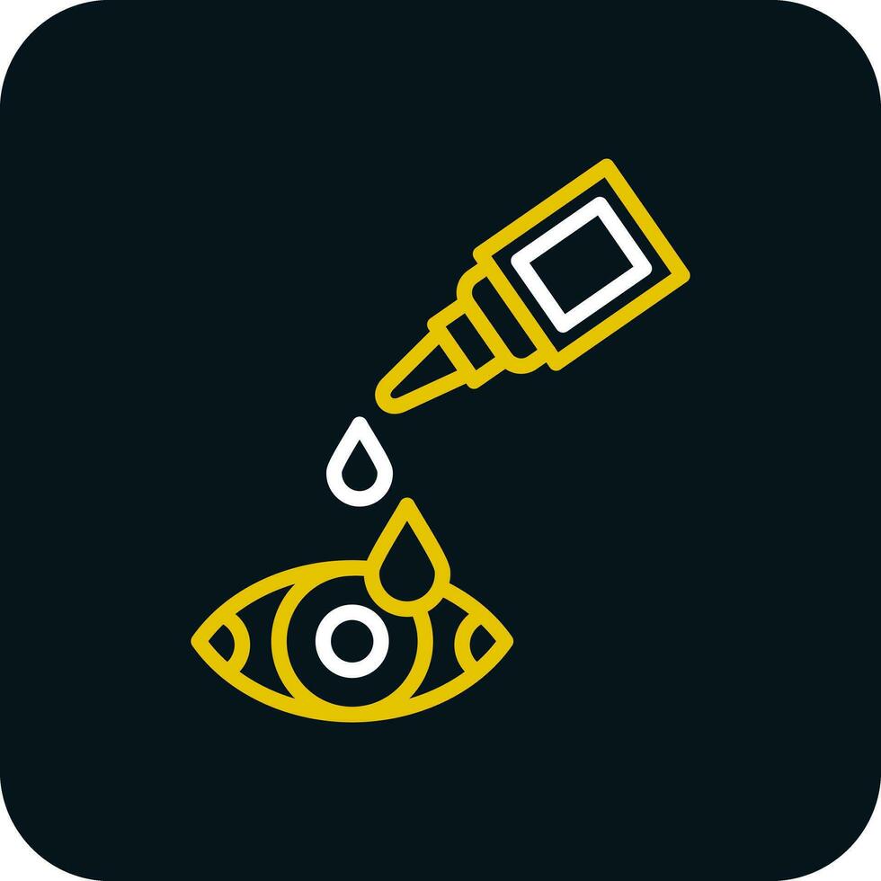 Eye drop Vector Icon Design
