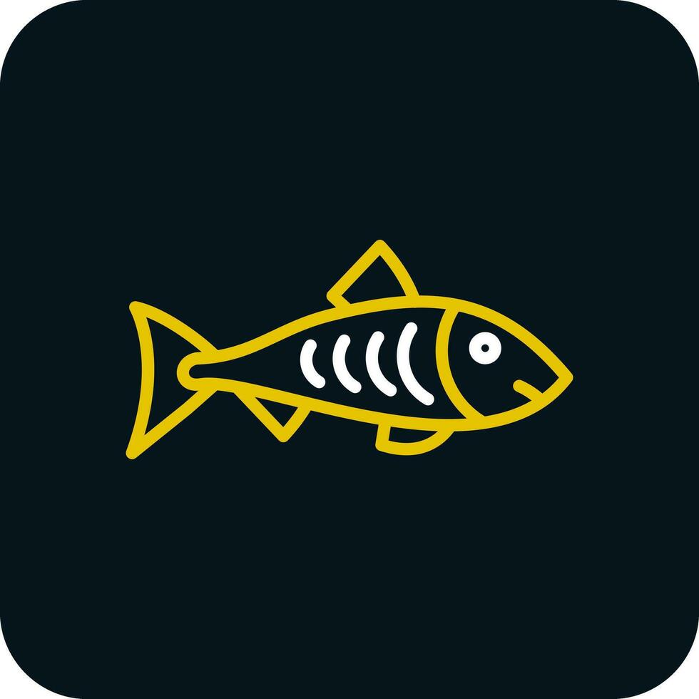 Salmon Vector Icon Design