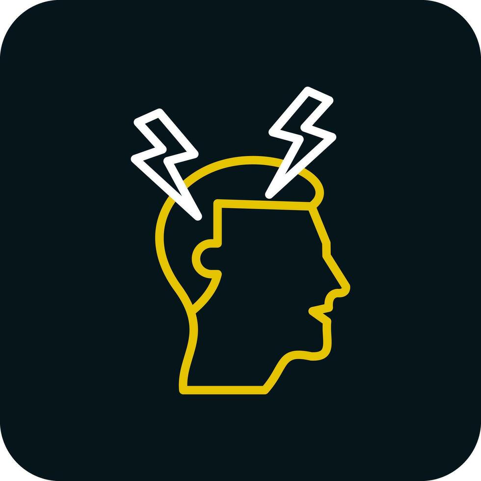 diseño de icono de vector de dolor de cabeza