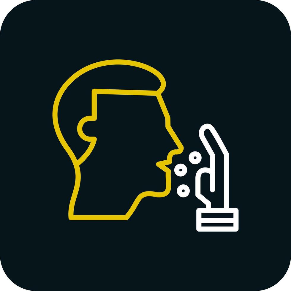 Cough Vector Icon Design