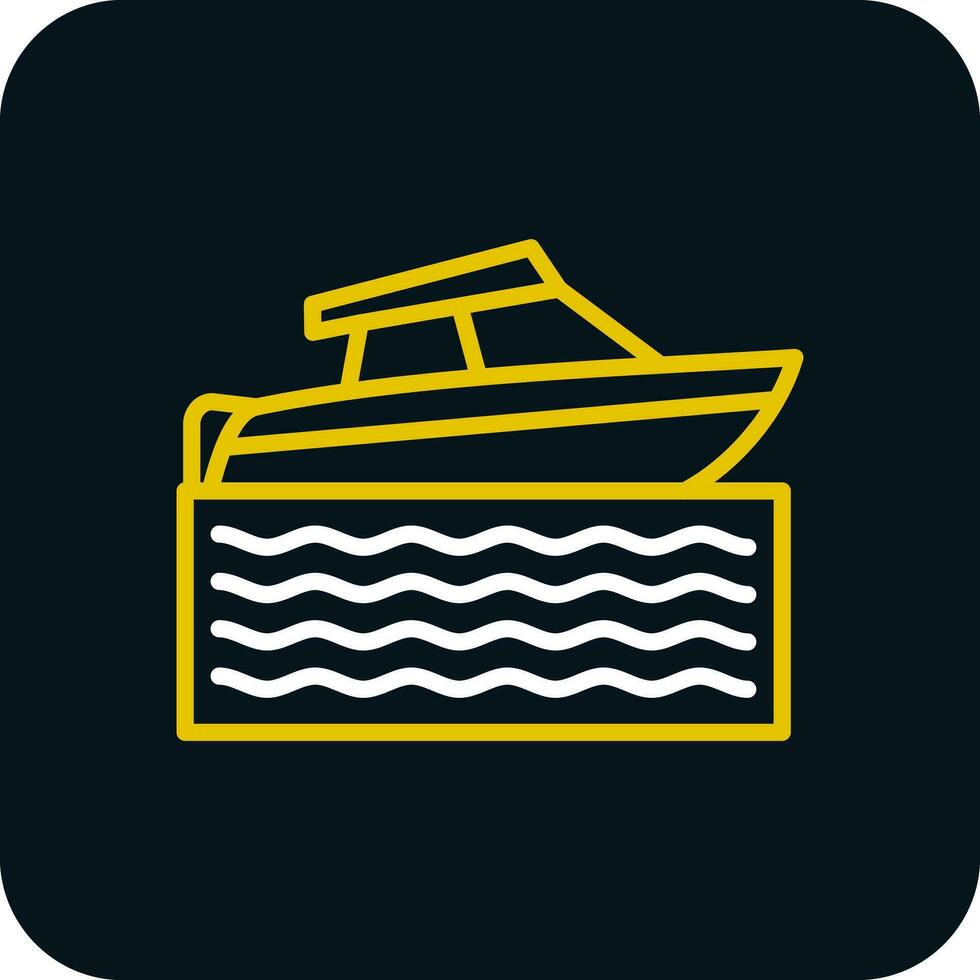 Speed boat Vector Icon Design