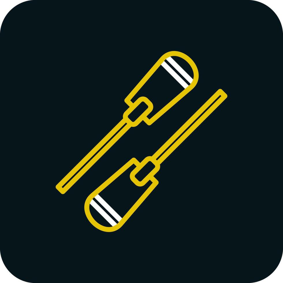 Oar Vector Icon Design