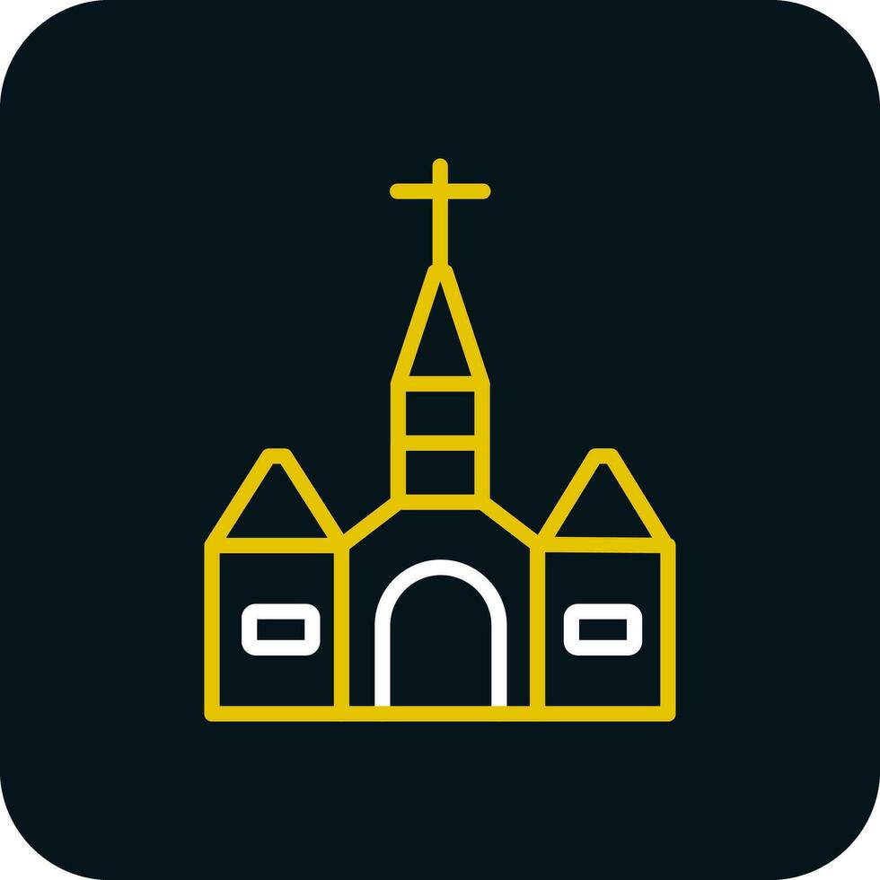 catedral vector icono diseño