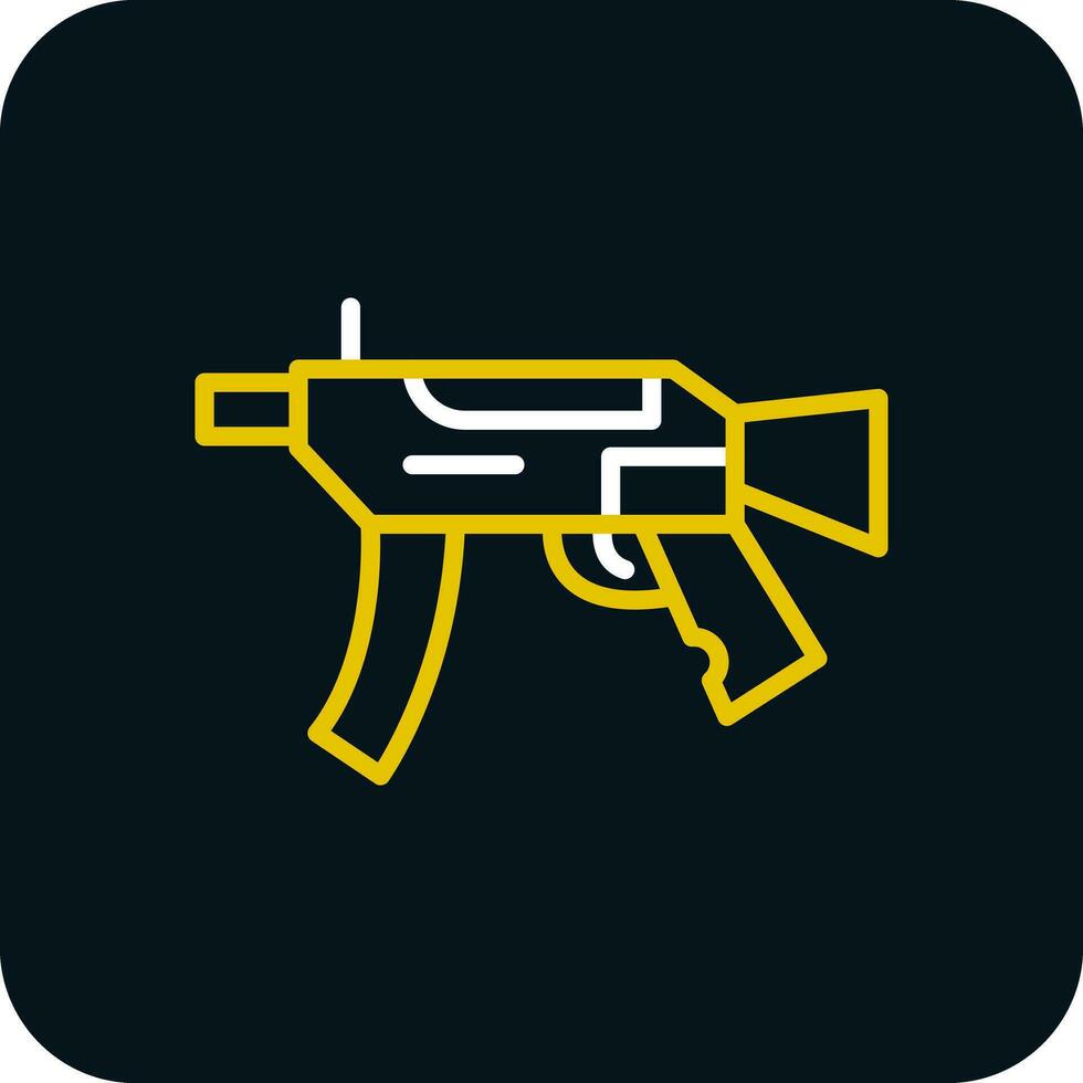 Mitraillete Vector Icon Design