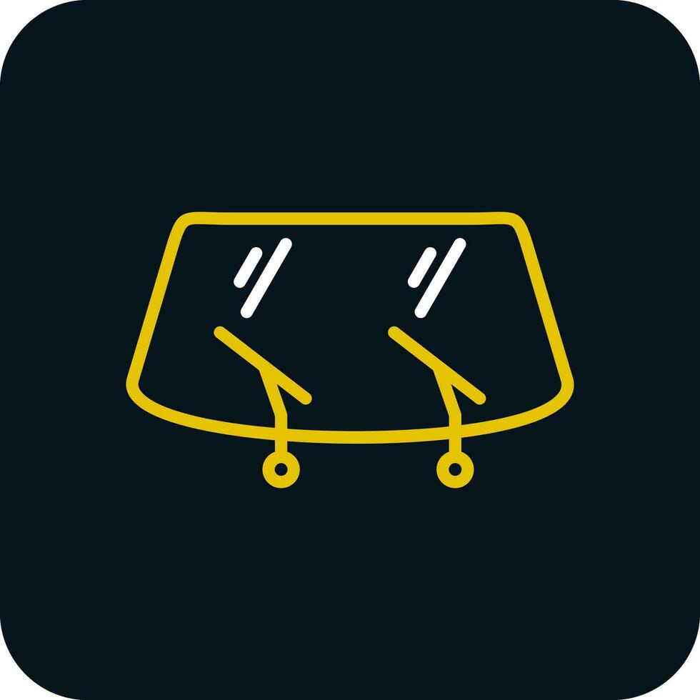 Windshield Vector Icon Design