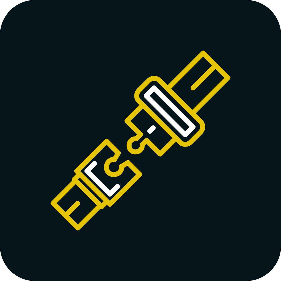 Seatbelt Vector Icon Design