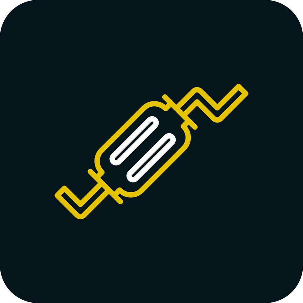 Exhaust pipe Vector Icon Design
