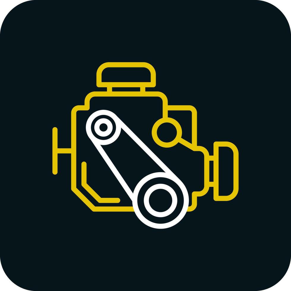 Car engine Vector Icon Design