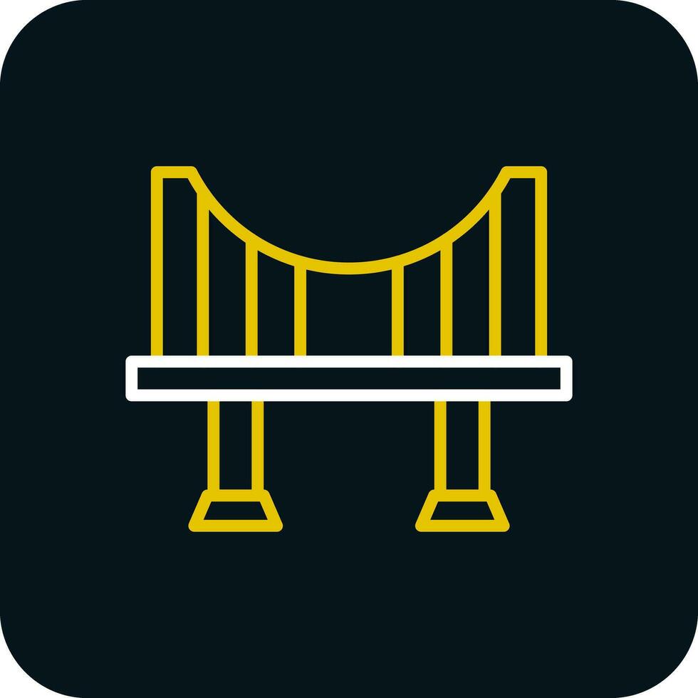 diseño de icono de vector de puente