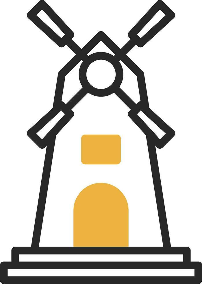 Windmill Vector Icon Design