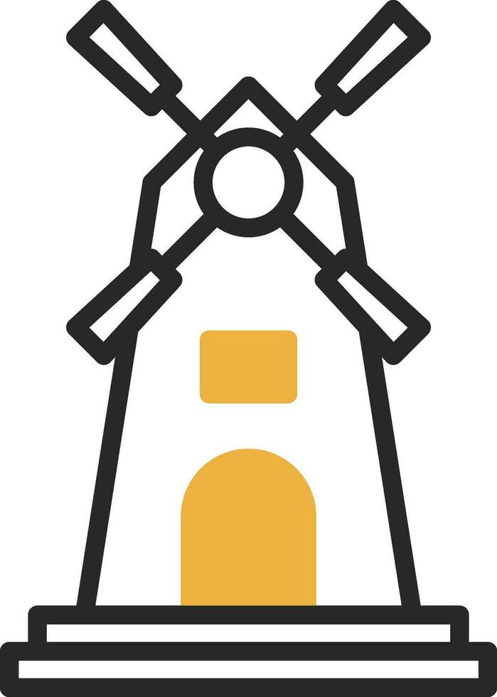 Windmill Vector Icon Design