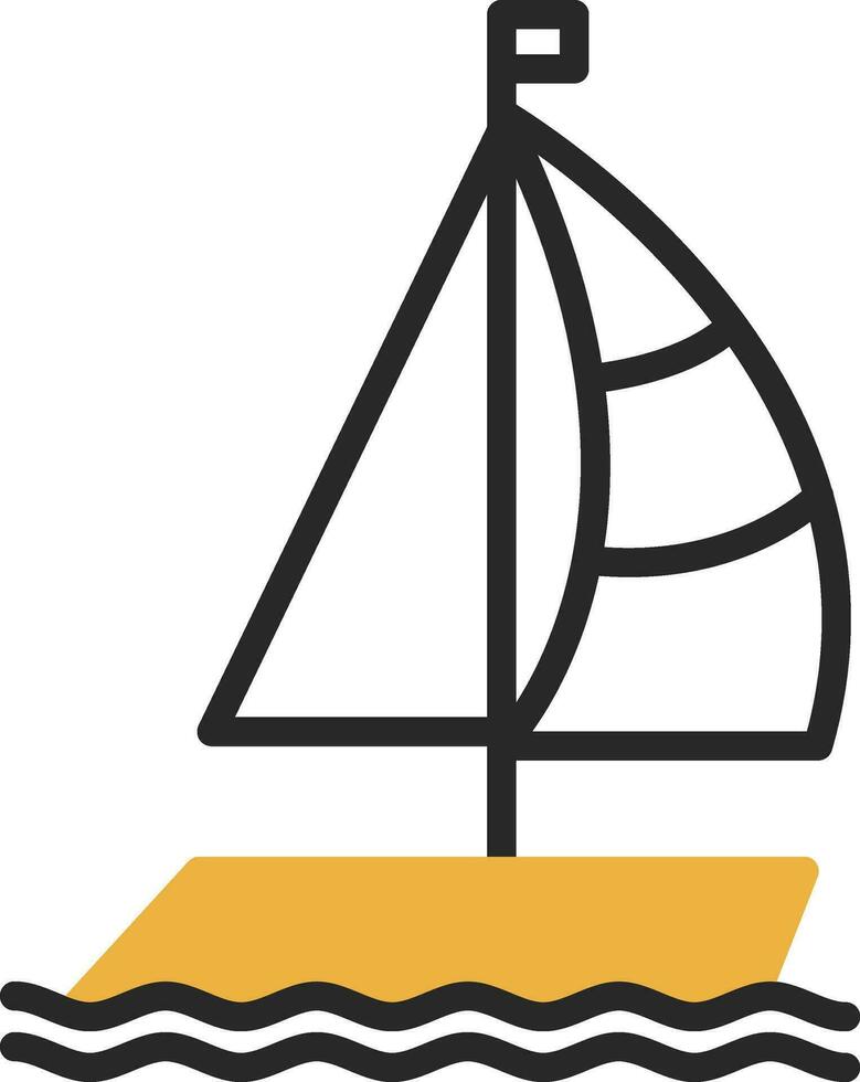 diseño de icono de vector de barco