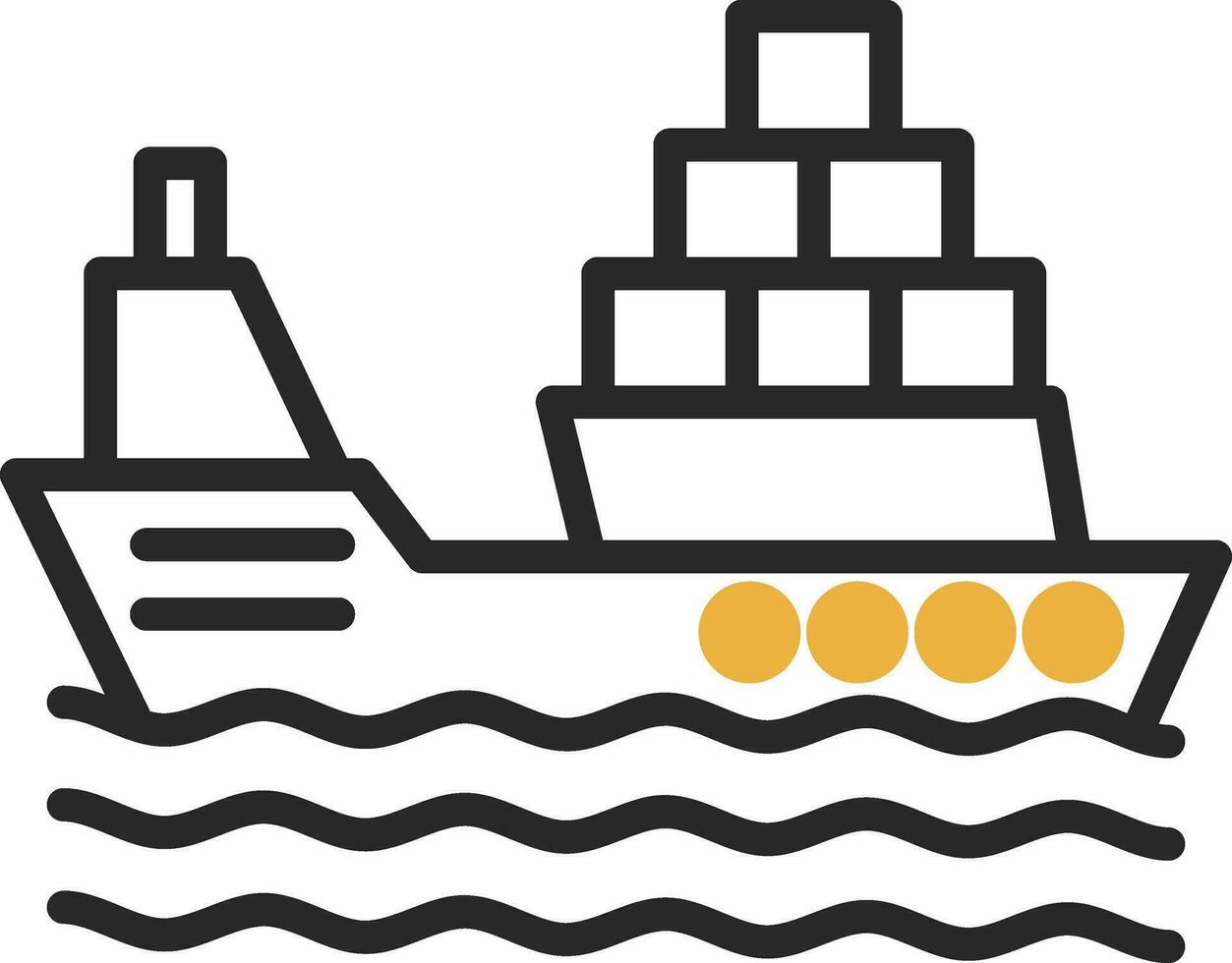 Ship Vector Icon Design