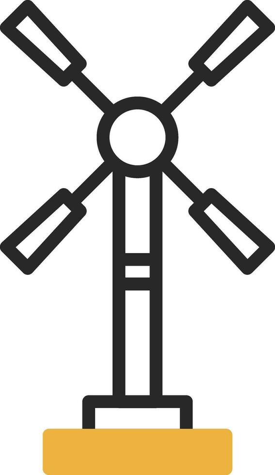 Windmill Vector Icon Design