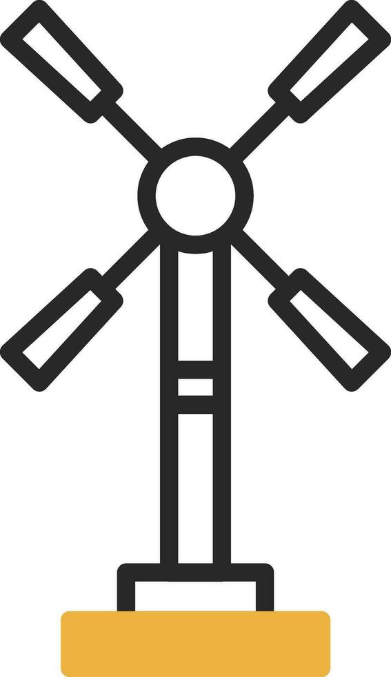 Windmill Vector Icon Design