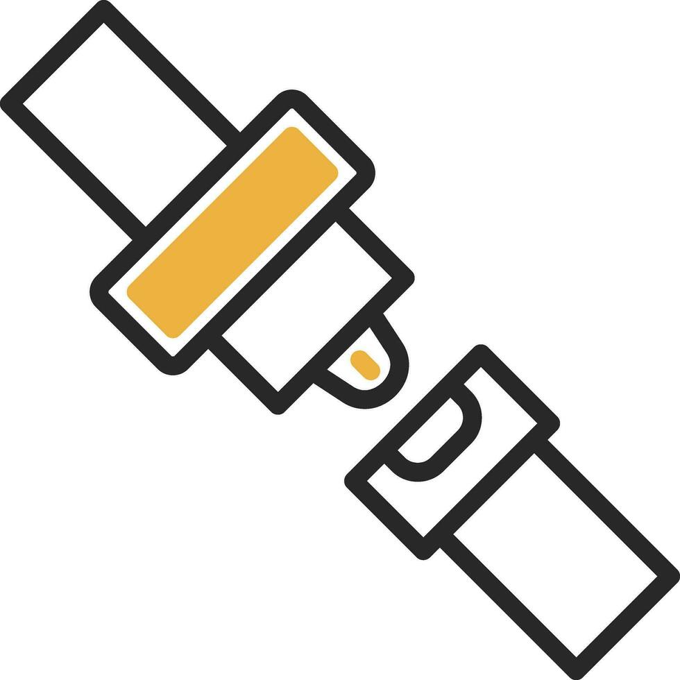Seat belt Vector Icon Design
