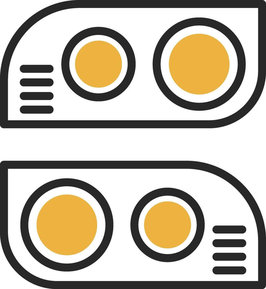 Car light Vector Icon Design