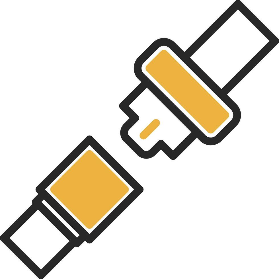 Seat belt Vector Icon Design