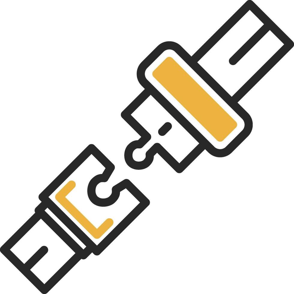 Seatbelt Vector Icon Design