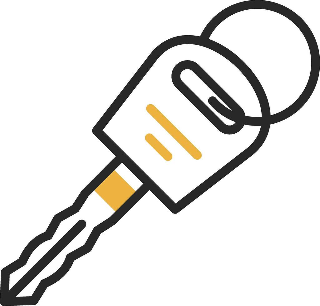 Car key Vector Icon Design