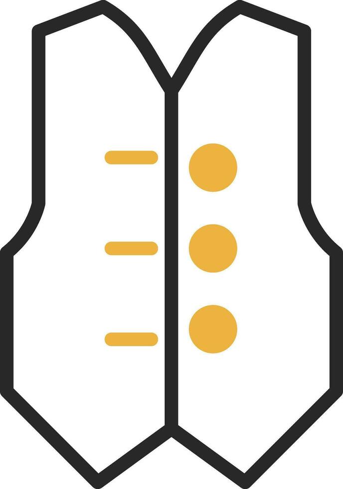 Waistcoat Vector Icon Design