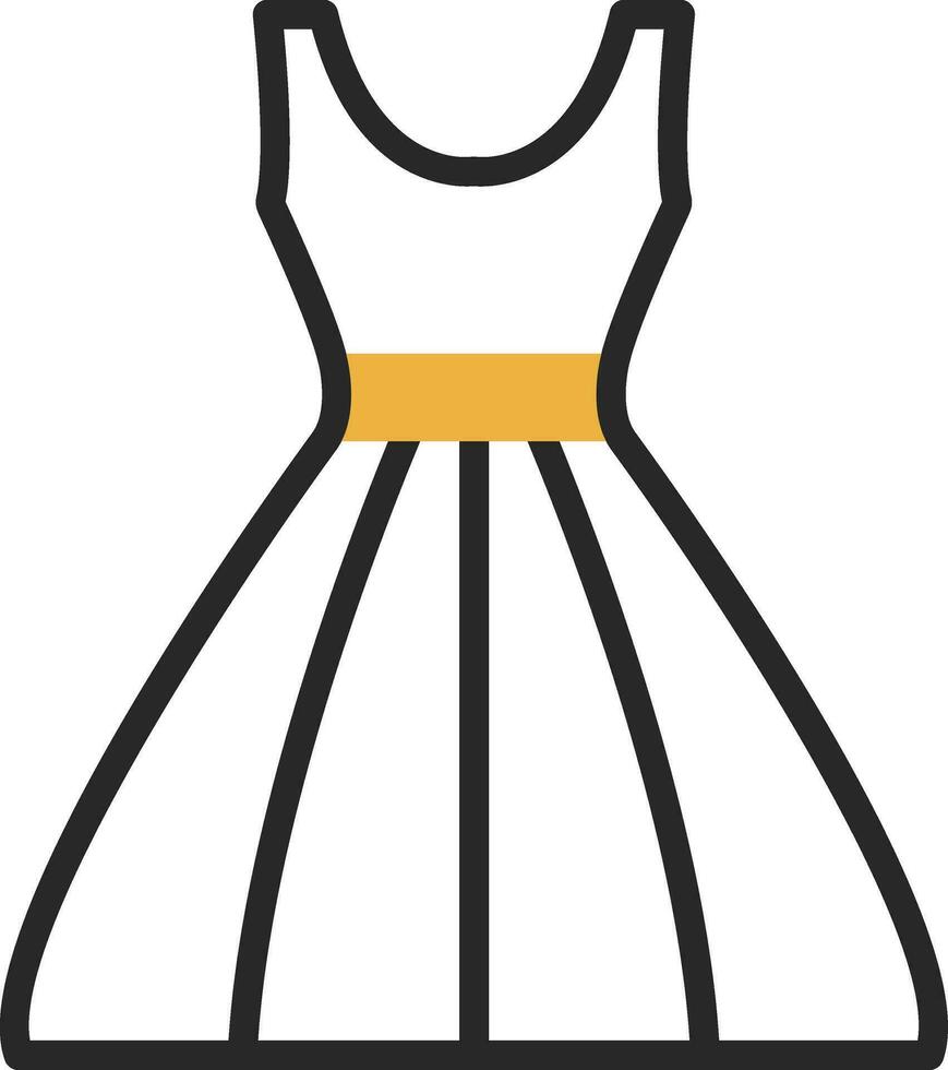 diseño de icono de vector de vestido