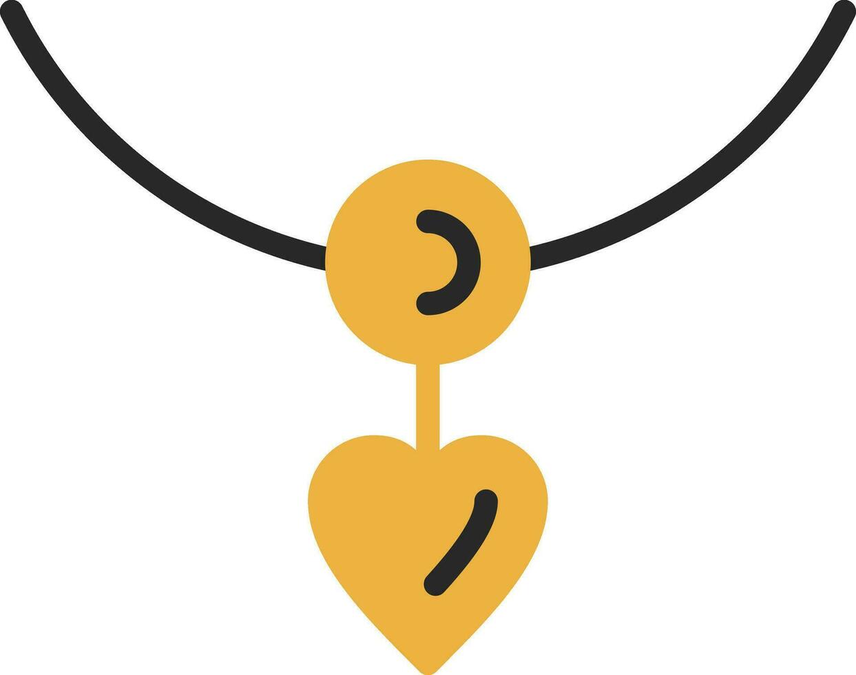Necklace Vector Icon Design