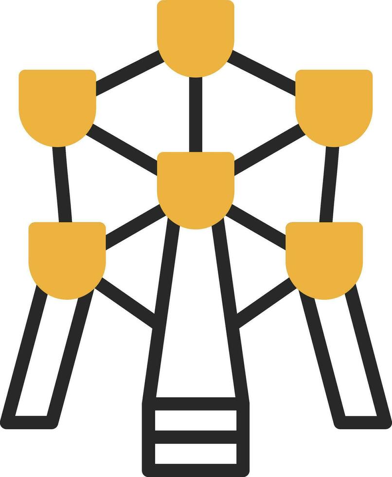 Atomium Vector Icon Design