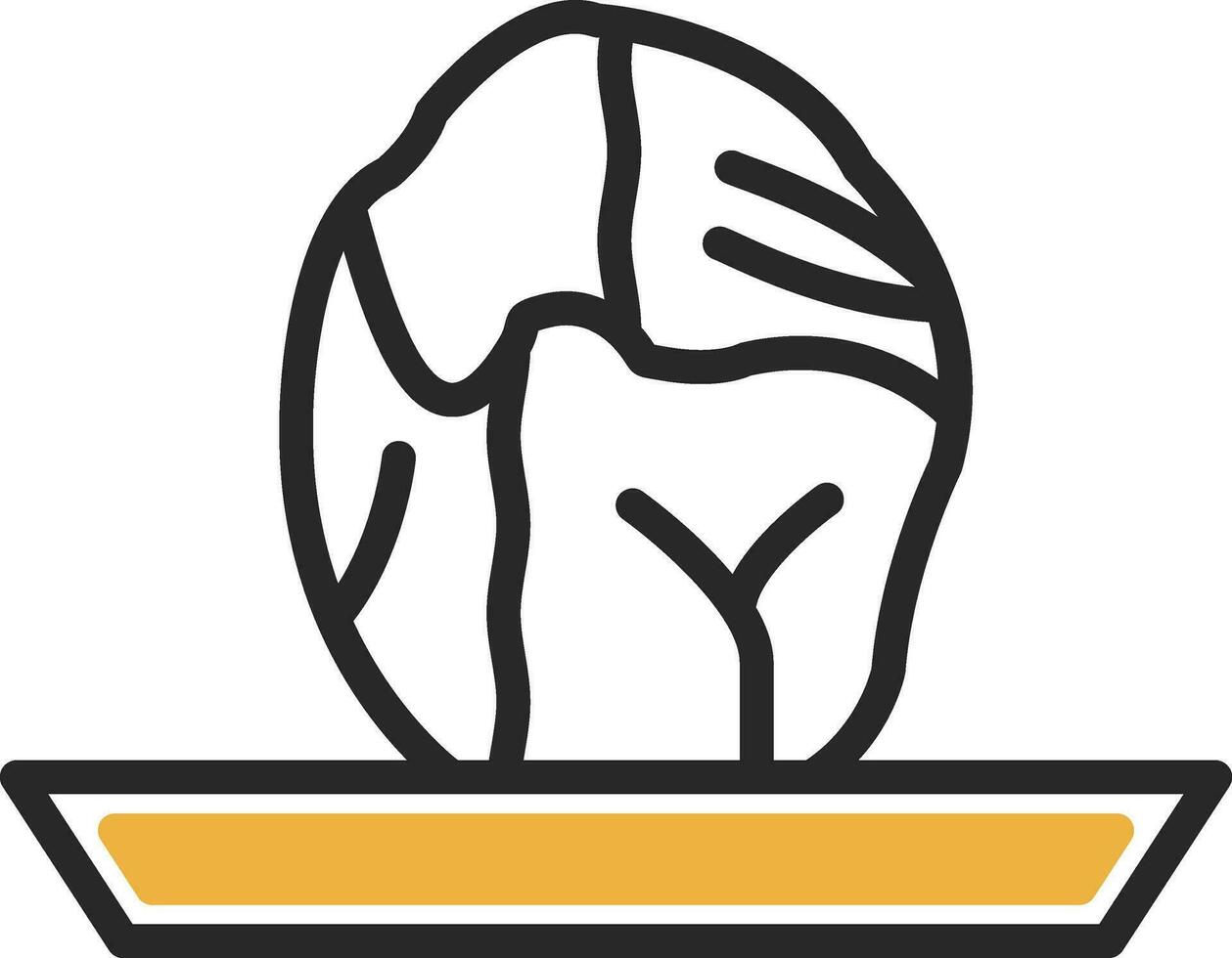 Brussels sprouts Vector Icon Design