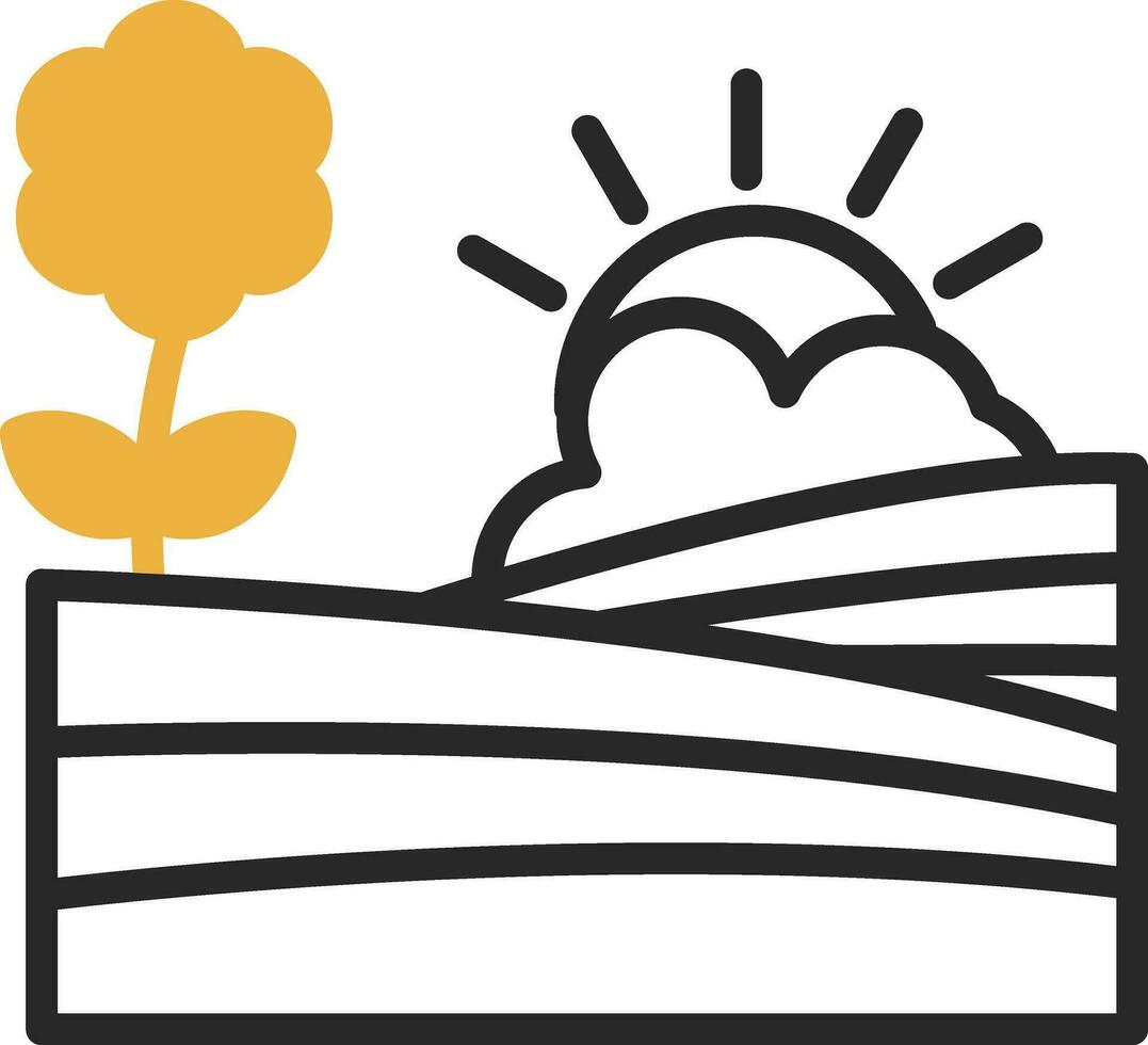 Mont des arts gardens Vector Icon Design