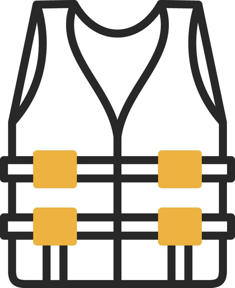 Life jacket Vector Icon Design