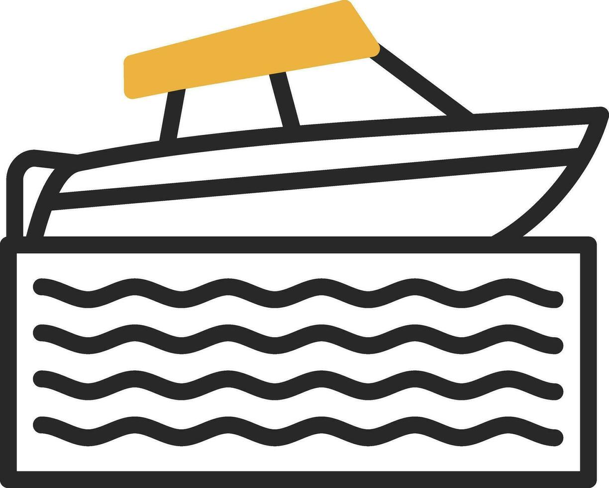 Speed boat Vector Icon Design