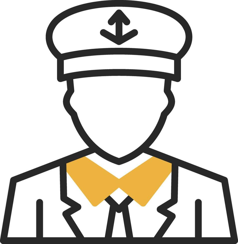 Captain Vector Icon Design