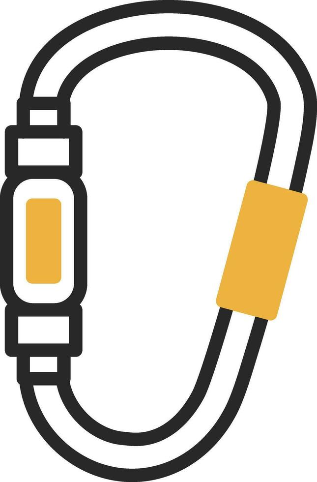 Carabiner Vector Icon Design