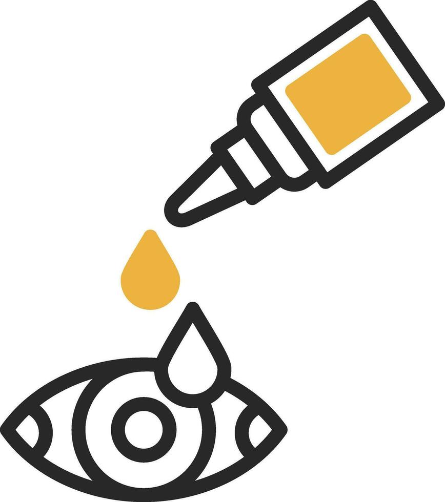 Eye drop Vector Icon Design