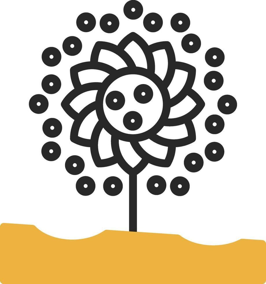 Pollen Vector Icon Design