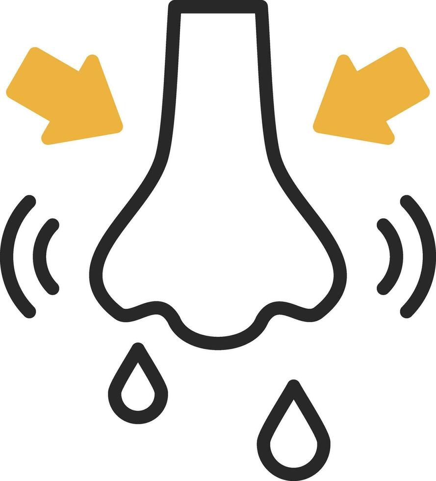 Rhinitis Vector Icon Design