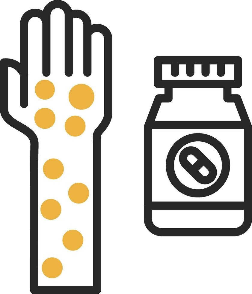 Drug allergy Vector Icon Design