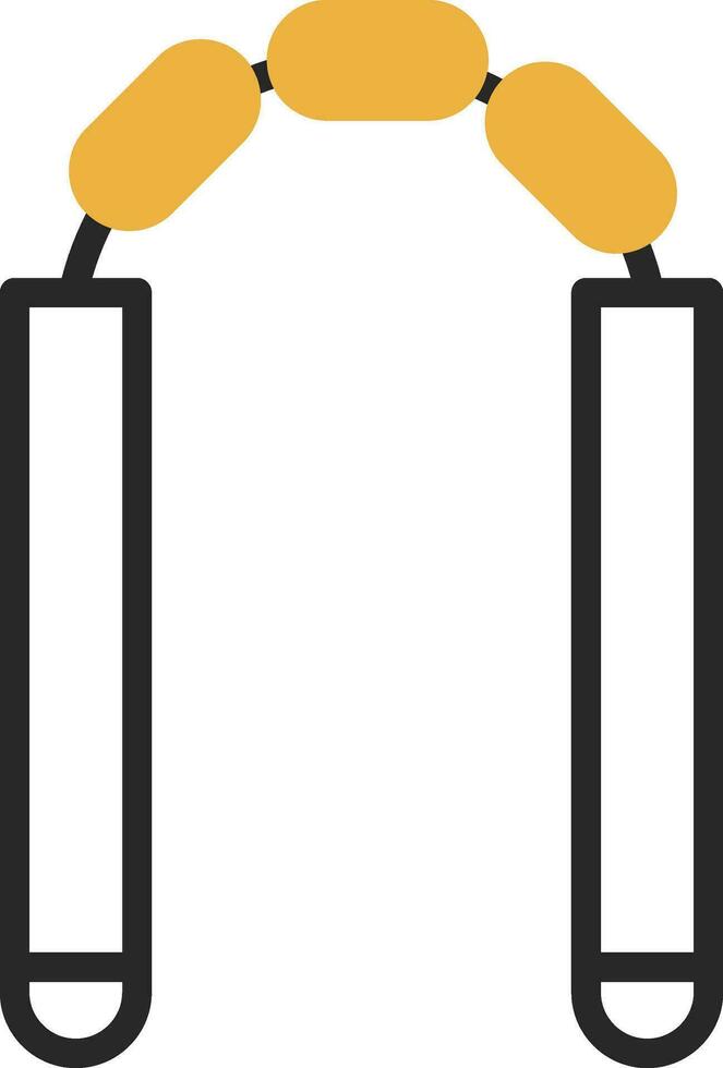 Nunchaku Vector Icon Design