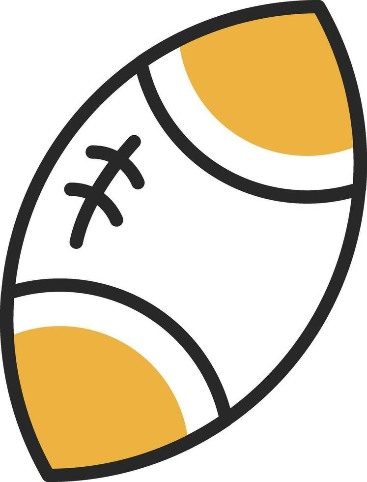 rugby pelota vector icono diseño