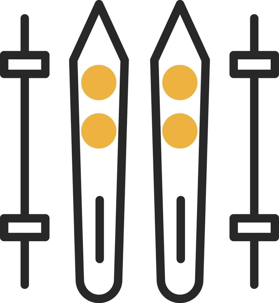Ski Vector Icon Design