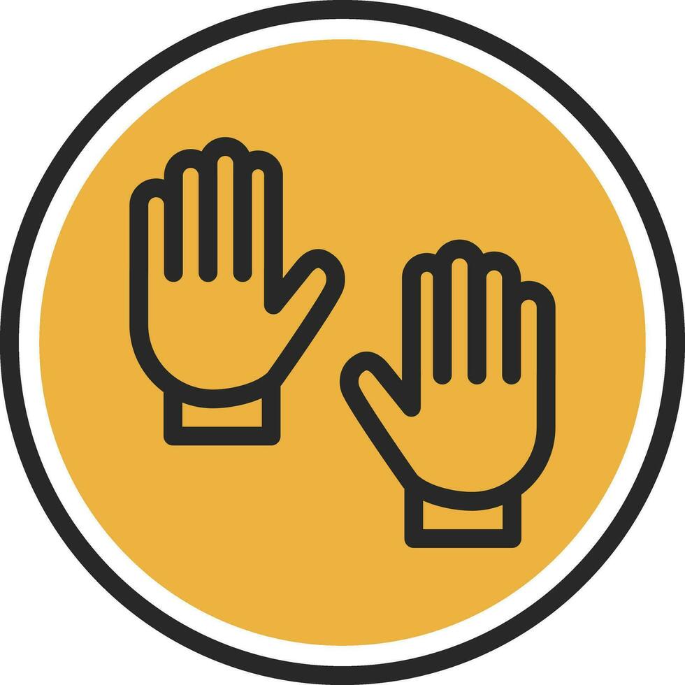 Gloves Vector Icon Design