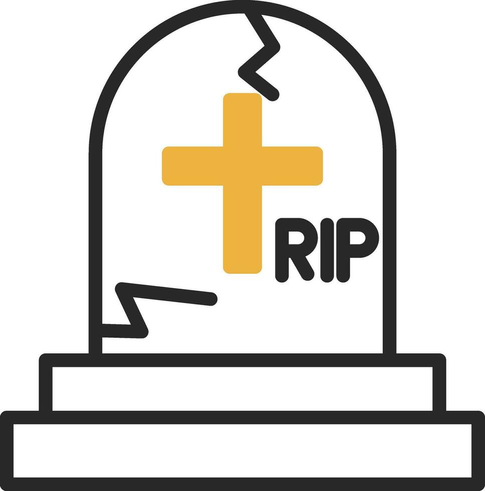 Cemetery Vector Icon Design