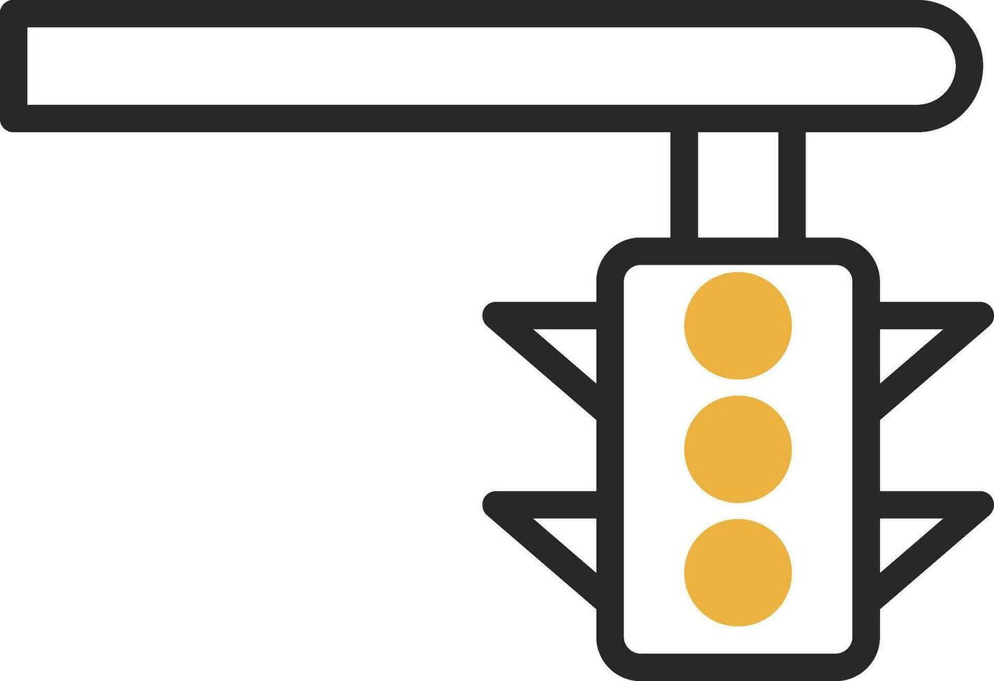 Traffic light Vector Icon Design