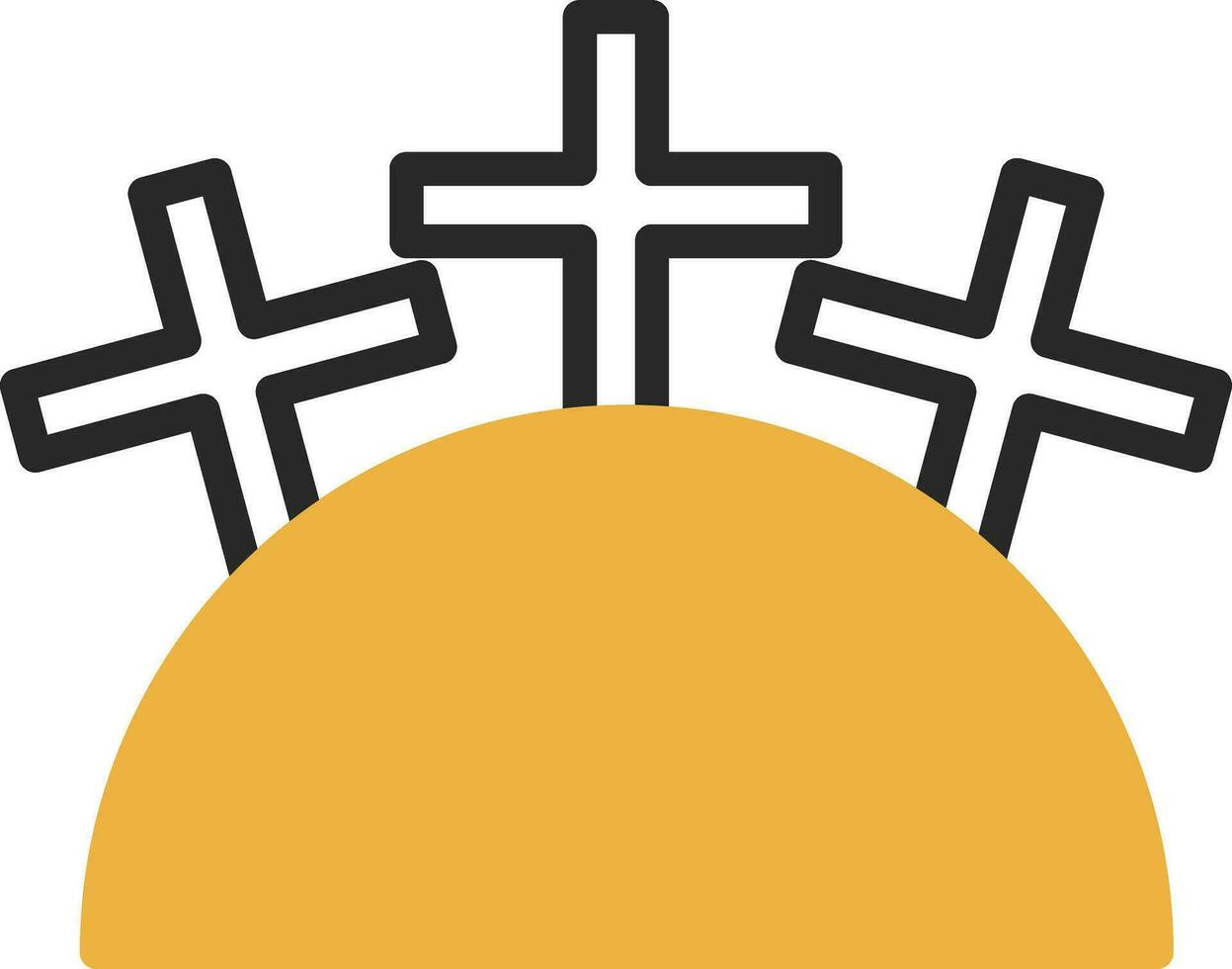 Cemetery Vector Icon Design