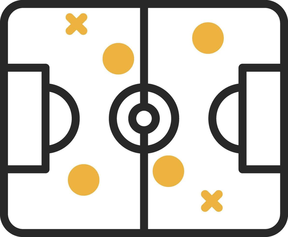 Football field Vector Icon Design