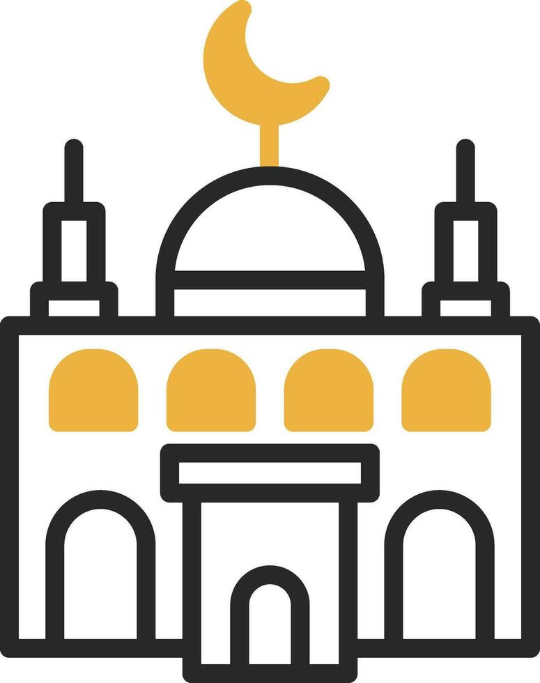diseño de icono de vector de mezquita